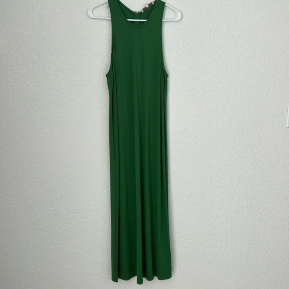 Tibi Serpentine Jersey Dress in Green Sz S - Picture 2 of 8